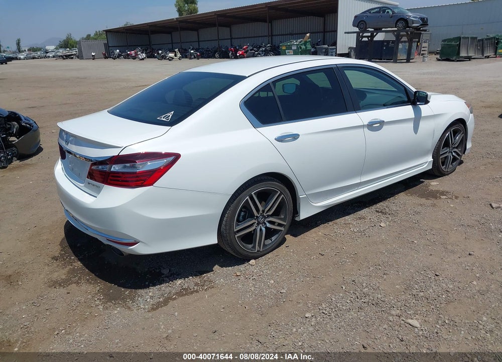 2016 HONDA ACCORD SPORT VIN: 1HGCR2F64GA167011