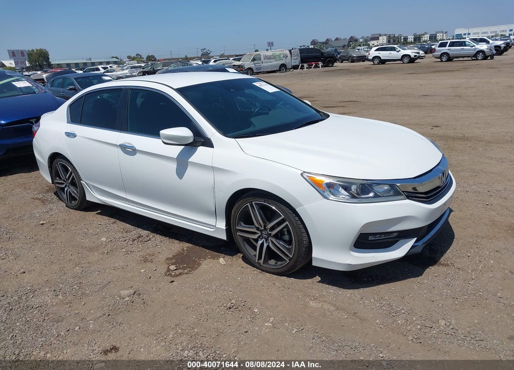 2016 HONDA ACCORD SPORT VIN: 1HGCR2F64GA167011