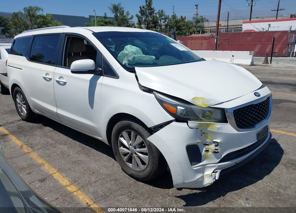 2015 KIA SEDONA LX VIN: KNDMB5C18F6024193