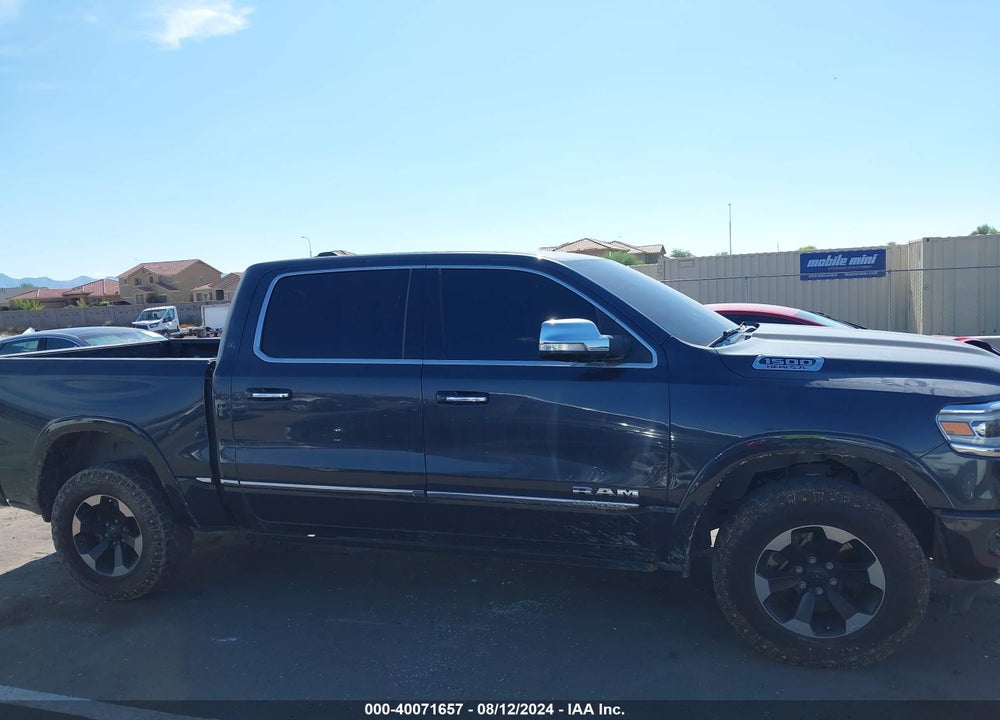 2019 RAM 1500 LIMITED 4X4 5'7 BOX VIN: 1C6SRFHT7KN801599