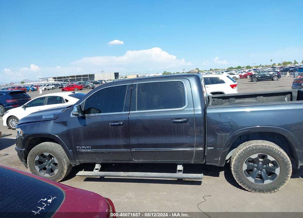 2019 RAM 1500 LIMITED 4X4 5'7 BOX VIN: 1C6SRFHT7KN801599