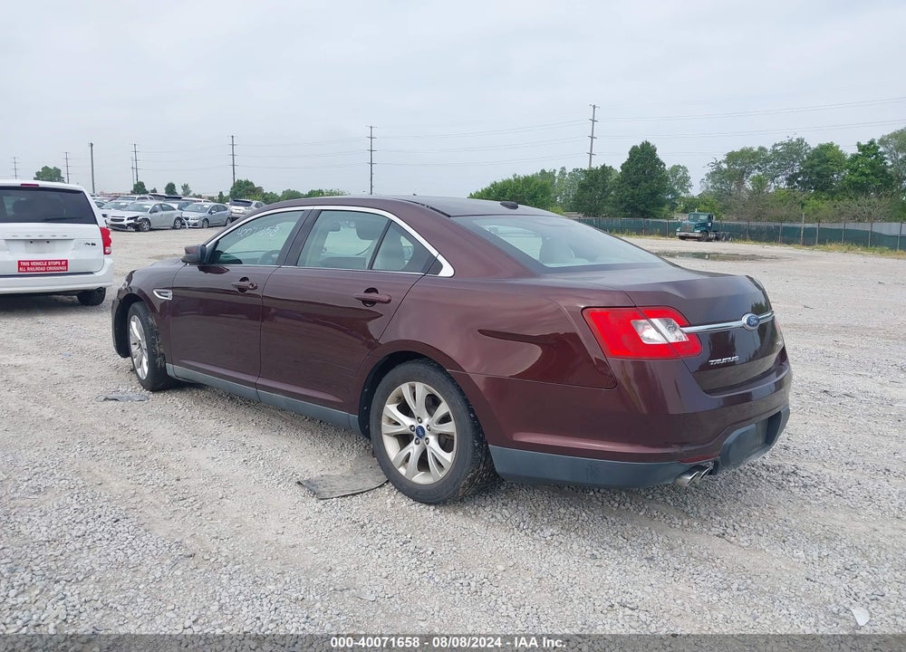 2010 FORD TAURUS SEL VIN: 1FAHP2EW6AG157229