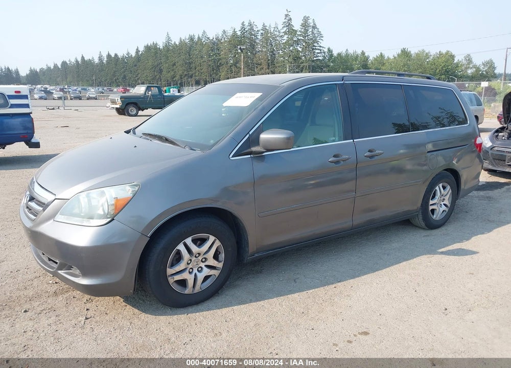 2007 HONDA ODYSSEY EX VIN: 5FNRL38497B426160