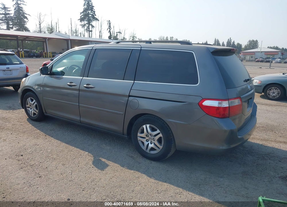 2007 HONDA ODYSSEY EX VIN: 5FNRL38497B426160