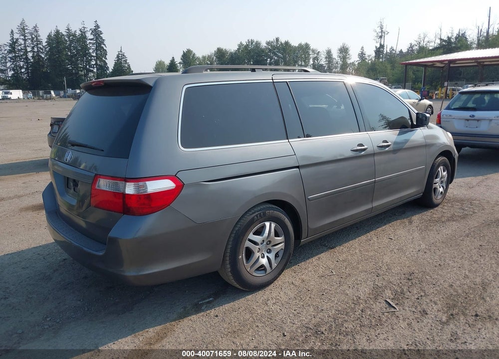 2007 HONDA ODYSSEY EX VIN: 5FNRL38497B426160