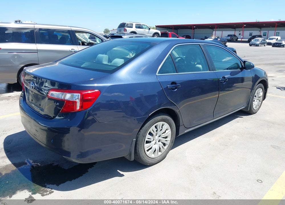 2014 TOYOTA CAMRY LE VIN: 4T4BF1FK5ER378855