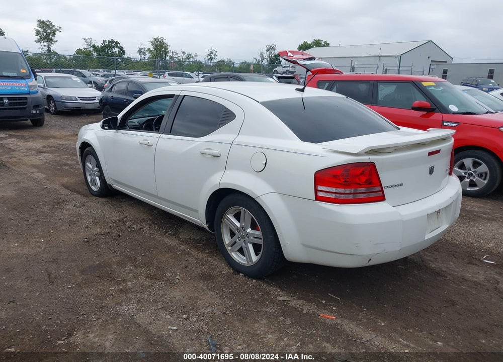 2010 DODGE AVENGER R/T VIN: 1B3CC5FB8AN234970