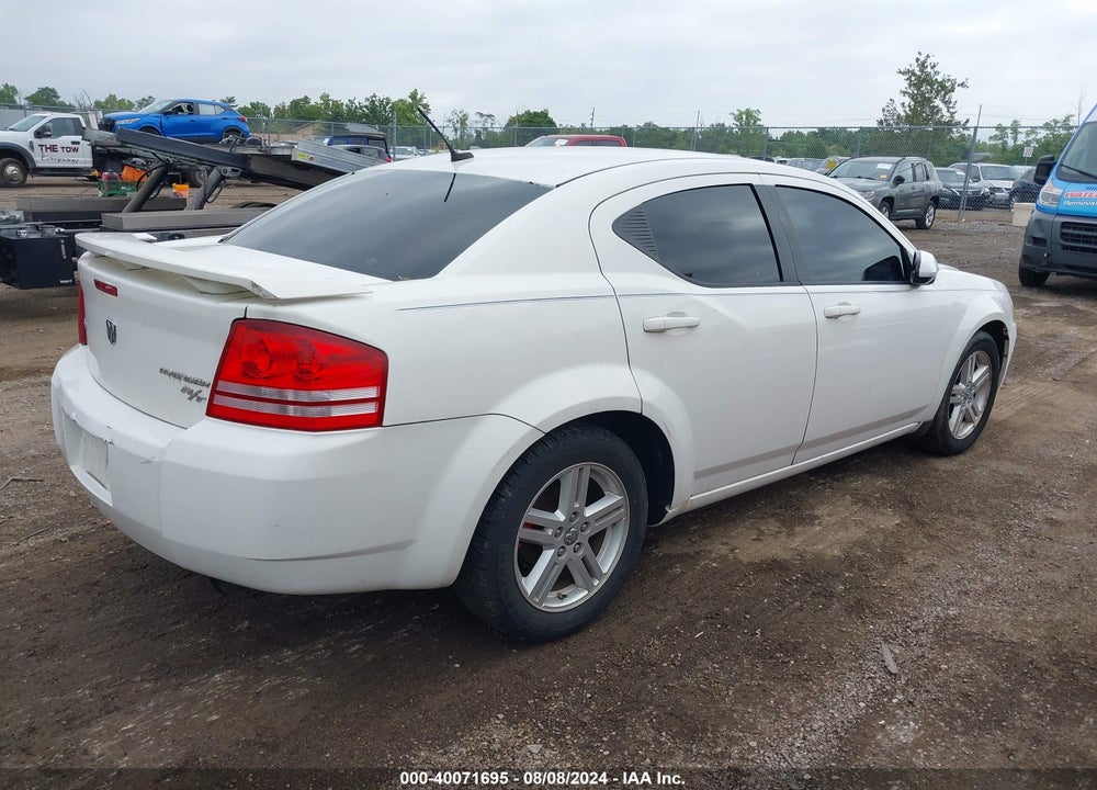 2010 DODGE AVENGER R/T VIN: 1B3CC5FB8AN234970