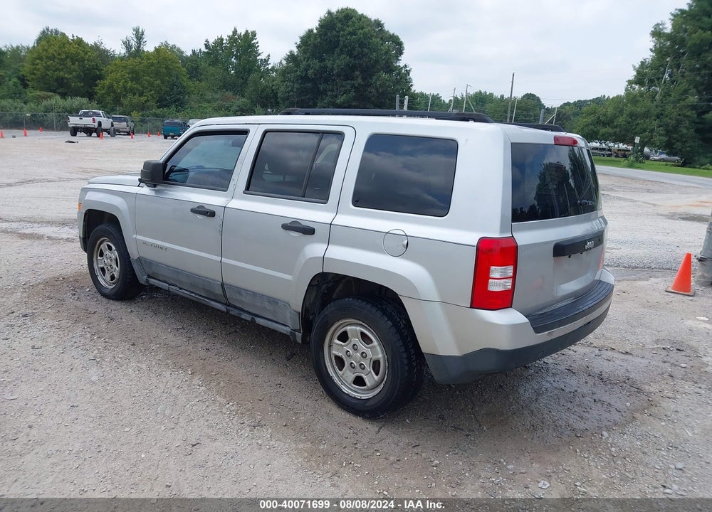 2011 JEEP PATRIOT SPORT VIN: 1J4NT1GA8BD112942