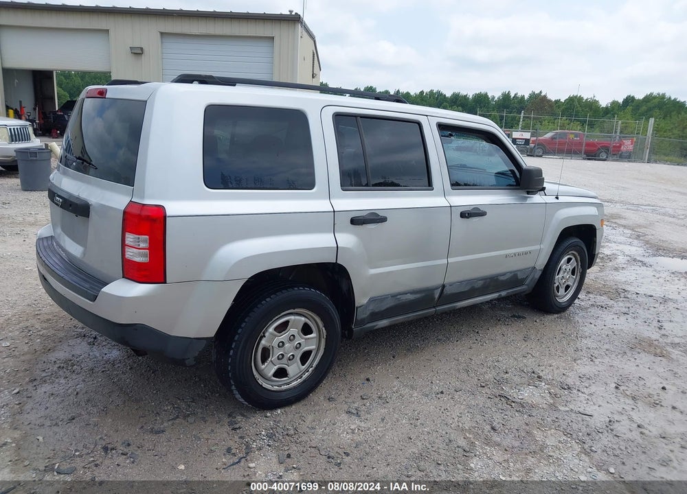2011 JEEP PATRIOT SPORT VIN: 1J4NT1GA8BD112942