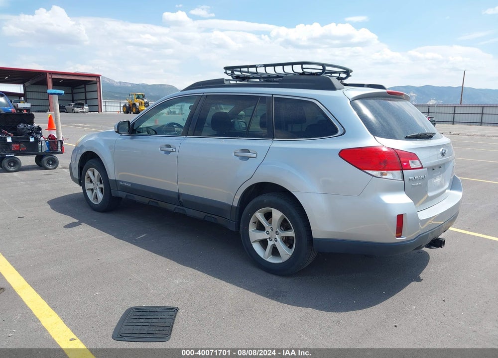 2013 SUBARU OUTBACK 2.5I PREMIUM VIN: 4S4BRCCC2D3320510