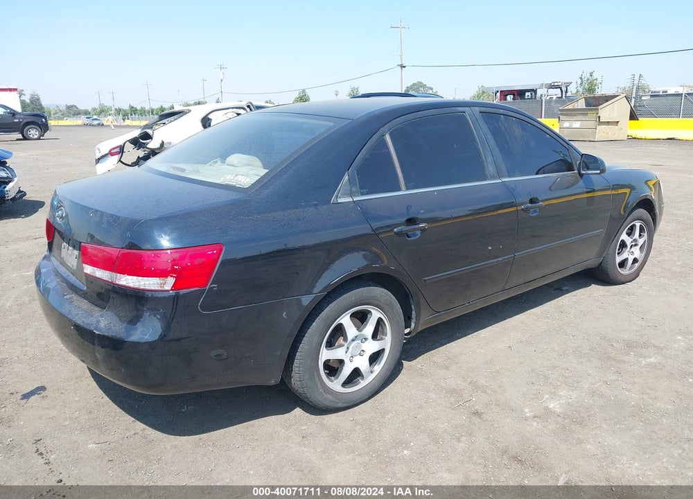 2006 HYUNDAI SONATA GLS VIN: 5NPEU46C66H160446