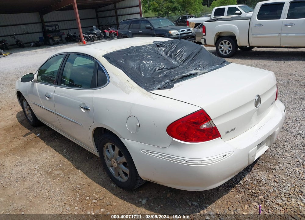 2008 BUICK LACROSSE CXL VIN: 2G4WD582X81296559