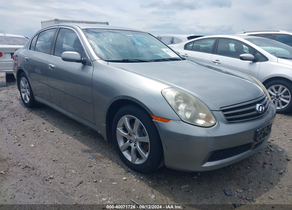 2005 INFINITI G35X VIN: JNKCV51F45M305708