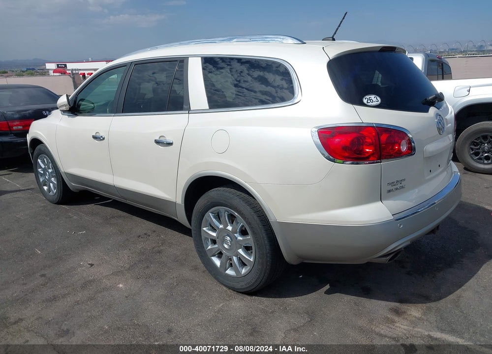 2012 BUICK ENCLAVE PREMIUM VIN: 5GAKVDED7CJ423414