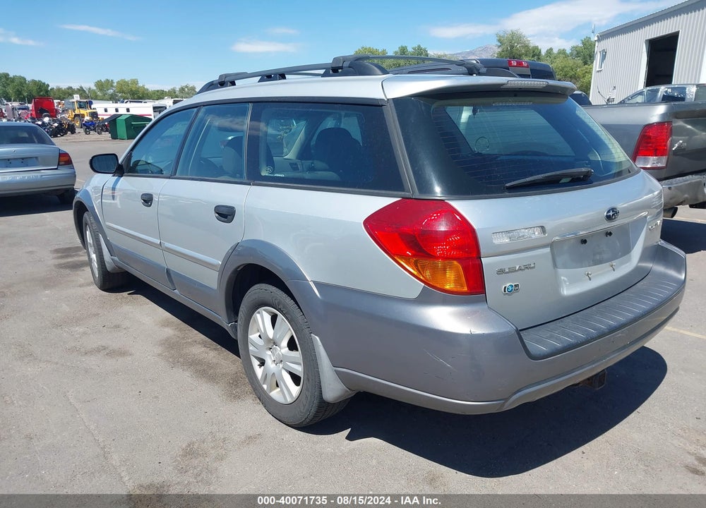 2005 SUBARU OUTBACK 2.5I VIN: 4S4BP61C457373133