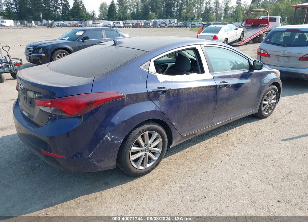 2014 HYUNDAI ELANTRA SE VIN: 5NPDH4AE9EH500700