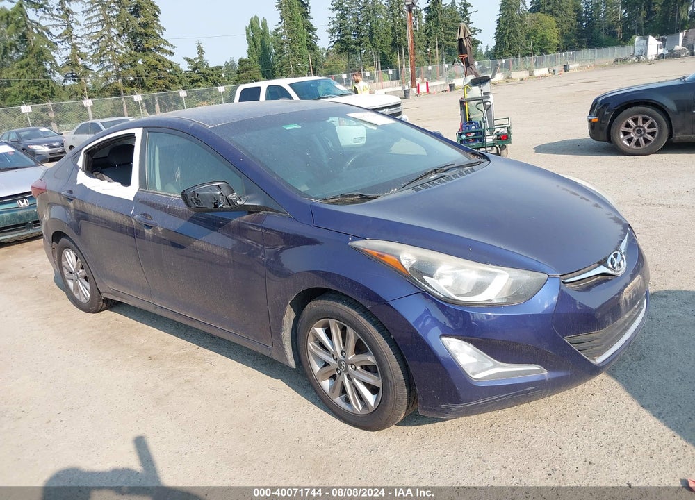 2014 HYUNDAI ELANTRA SE VIN: 5NPDH4AE9EH500700