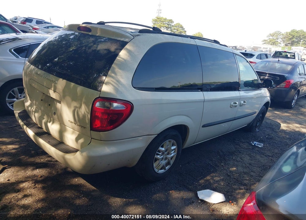 2003 DODGE GRAND CARAVAN VIN: 2D4GP44353R269937