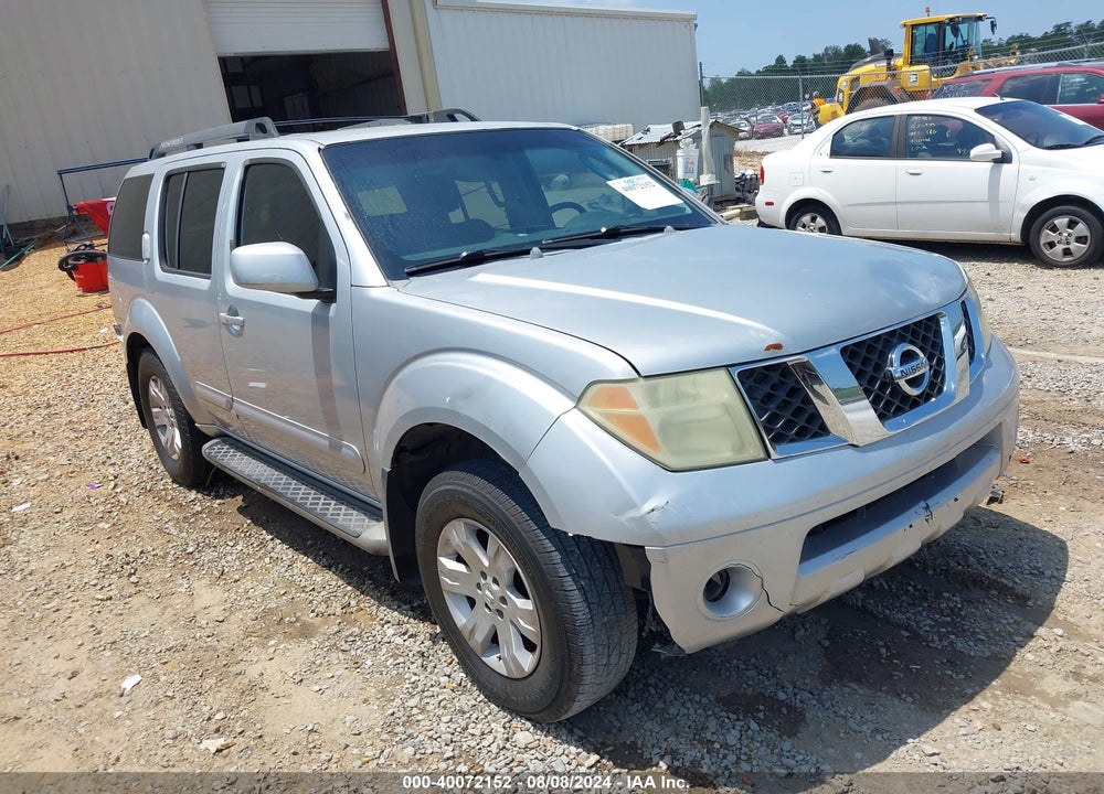 2005 NISSAN PATHFINDER LE VIN: 5N1AR18UX5C709818