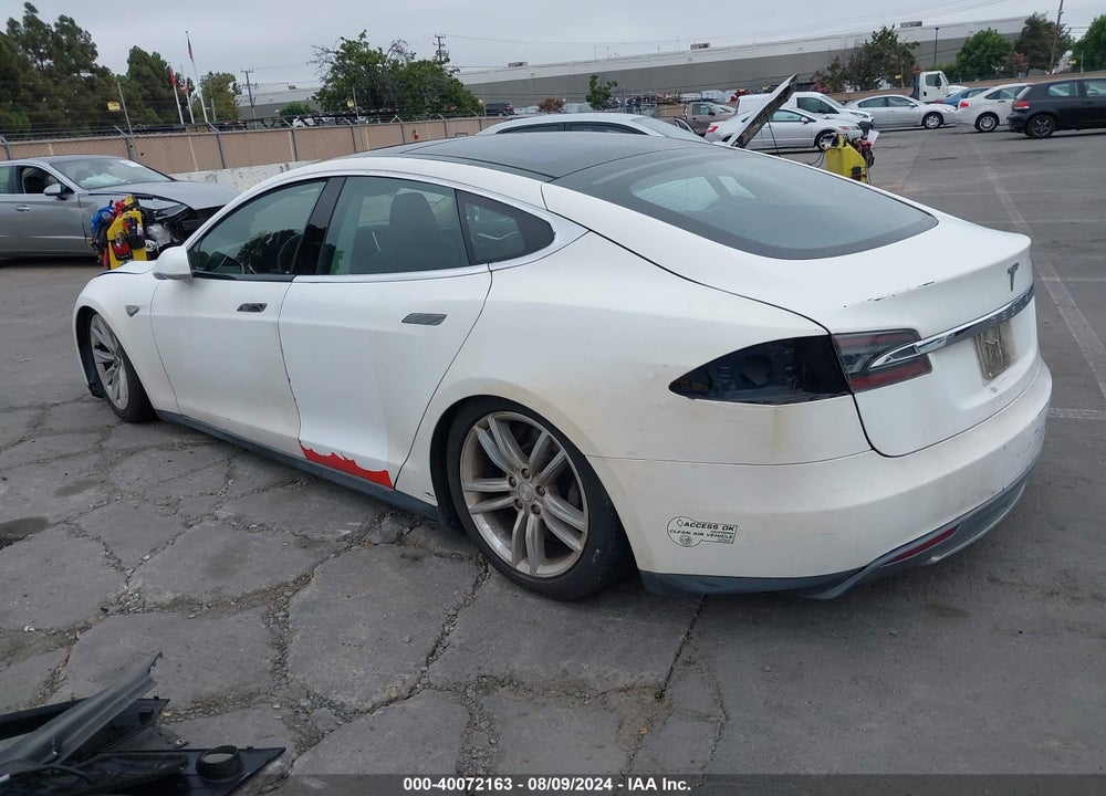 2014 TESLA MODEL S P85 VIN: 5YJSA1H14EFP36571