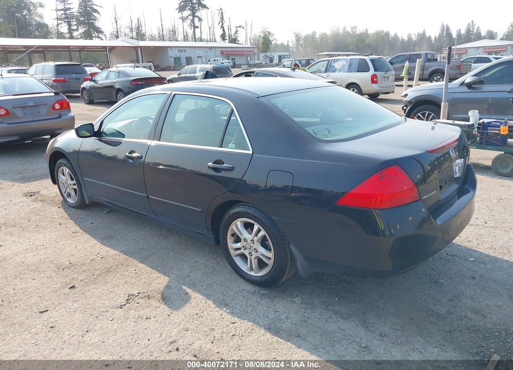 2007 HONDA ACCORD 2.4 SE VIN: 1HGCM56397A124449