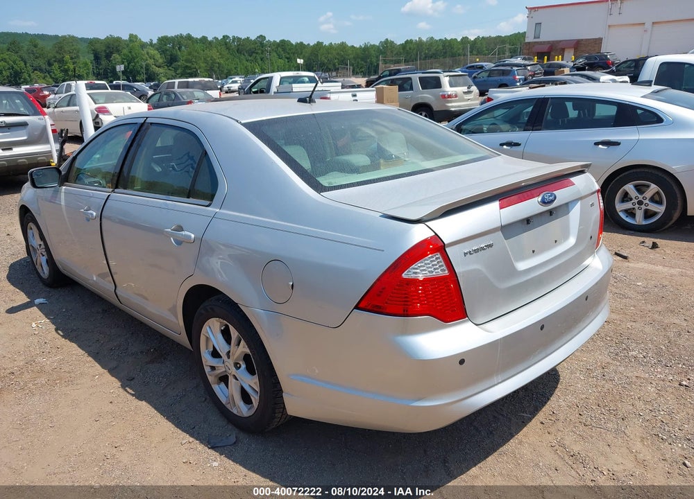 2012 FORD FUSION SE VIN: 3FAHP0HA9CR388075
