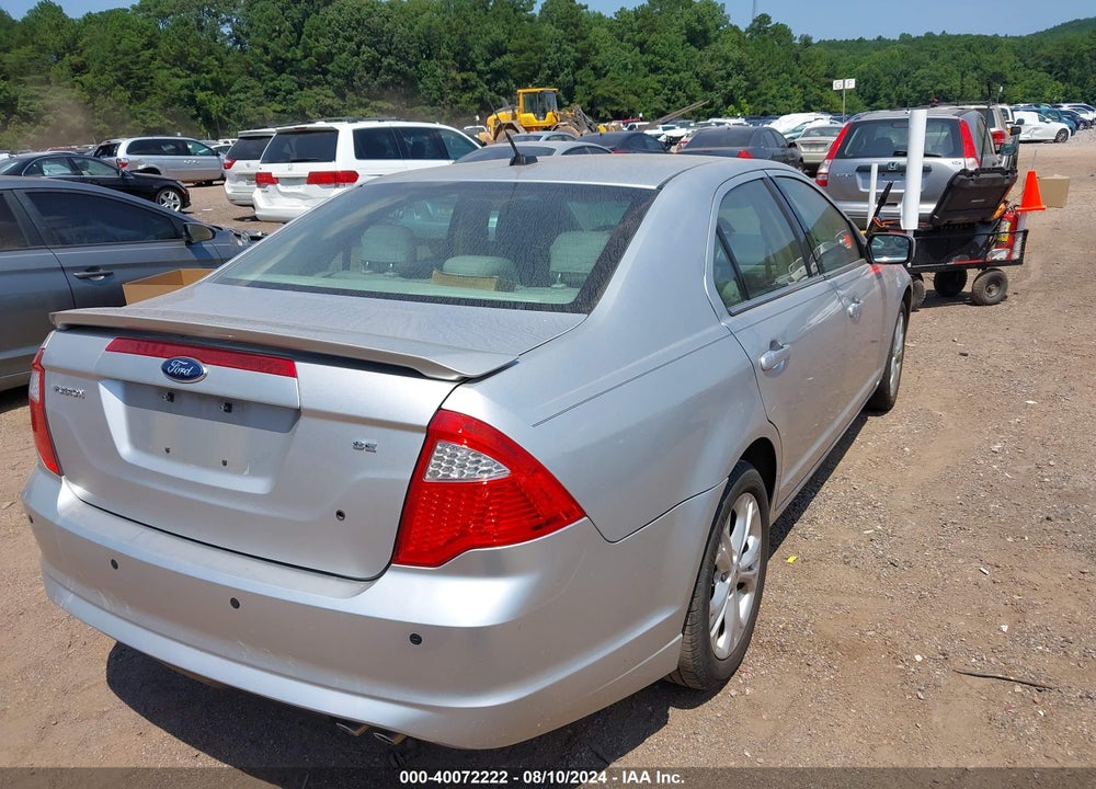 2012 FORD FUSION SE VIN: 3FAHP0HA9CR388075
