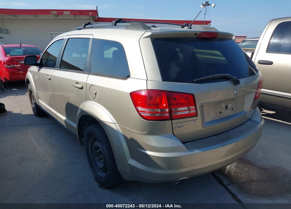 2009 DODGE JOURNEY SXT VIN: 3D4GH57VX9T161108