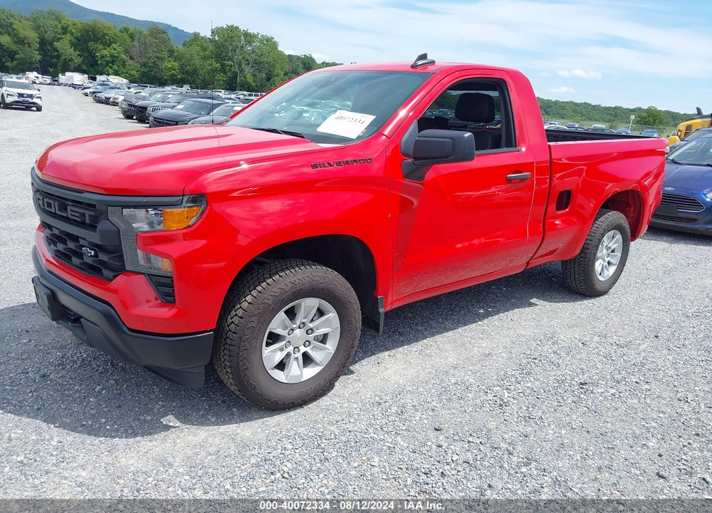 2024 CHEVROLET SILVERADO 1500 4WD REGULAR CAB STANDARD BED WT VIN: 3GCNDAEK6RG125328