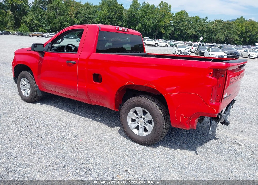 2024 CHEVROLET SILVERADO 1500 4WD REGULAR CAB STANDARD BED WT VIN: 3GCNDAEK6RG125328