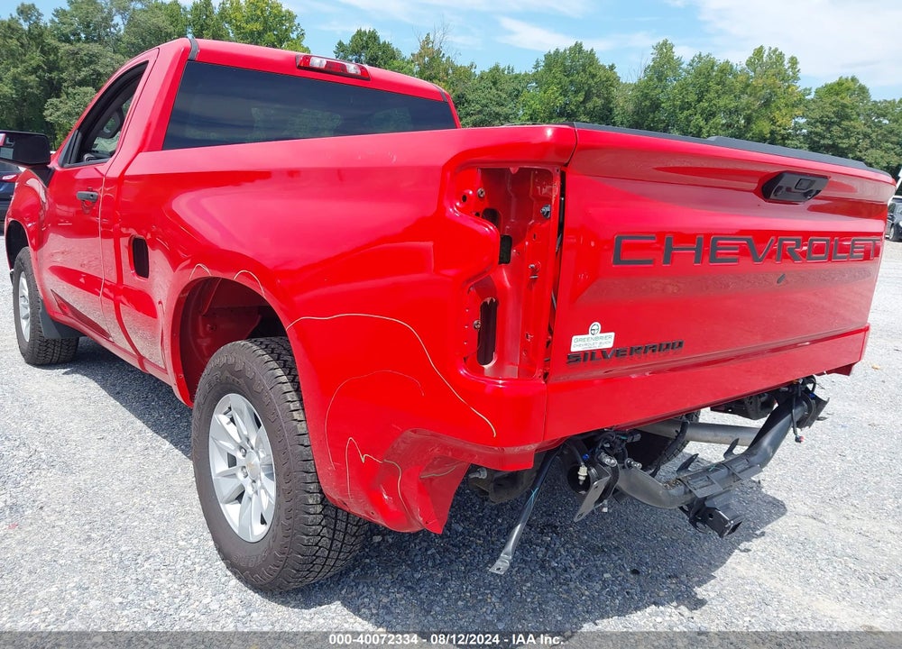2024 CHEVROLET SILVERADO 1500 4WD REGULAR CAB STANDARD BED WT VIN: 3GCNDAEK6RG125328