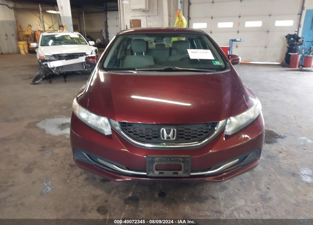 2014 HONDA CIVIC LX VIN: 19XFB2F59EE244778
