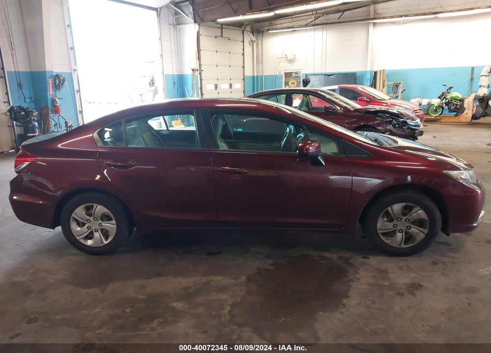 2014 HONDA CIVIC LX VIN: 19XFB2F59EE244778