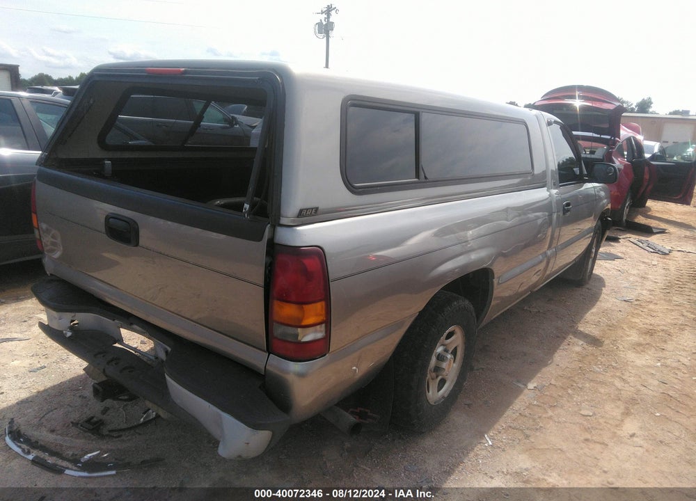 2001 CHEVROLET SILVERADO 1500 VIN: 1GCEC14W21Z196201