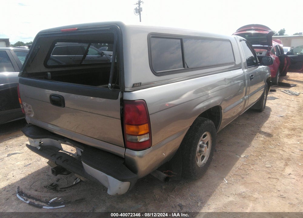 2001 CHEVROLET SILVERADO 1500 VIN: 1GCEC14W21Z196201
