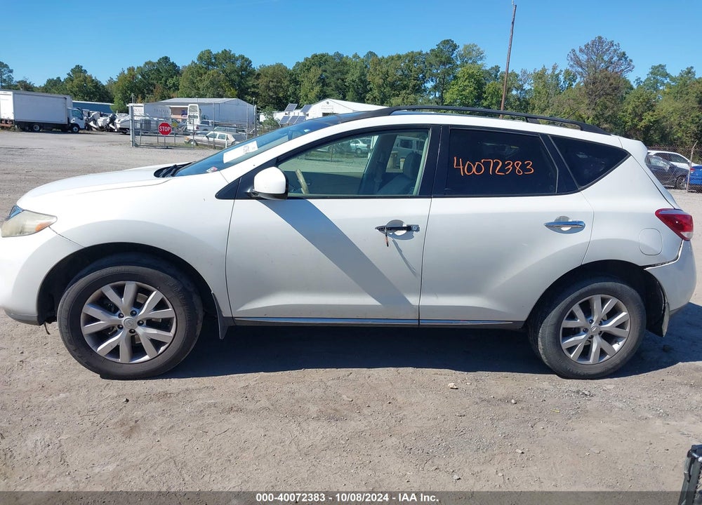 2012 NISSAN MURANO SL VIN: JN8AZ1MW8CW204419