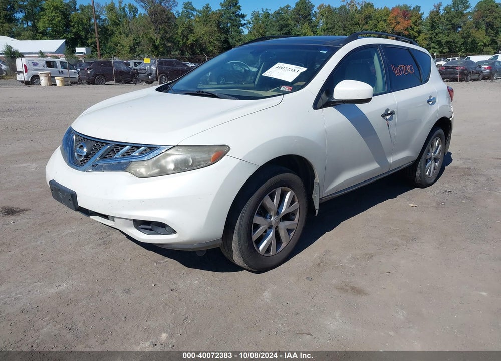 2012 NISSAN MURANO SL VIN: JN8AZ1MW8CW204419
