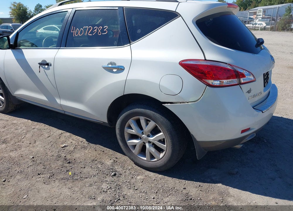 2012 NISSAN MURANO SL VIN: JN8AZ1MW8CW204419