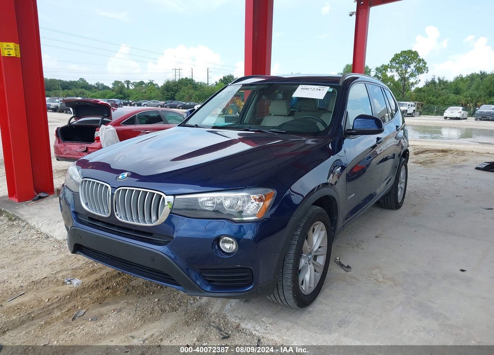 2017 BMW X3 XDRIVE28I VIN: 5UXWX9C35H0W72078