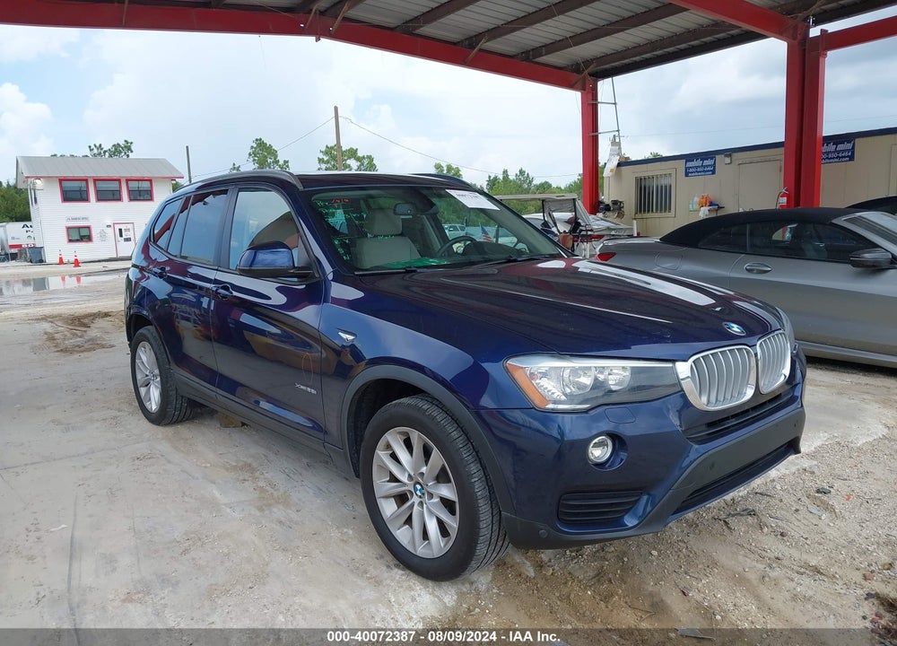 2017 BMW X3 XDRIVE28I VIN: 5UXWX9C35H0W72078