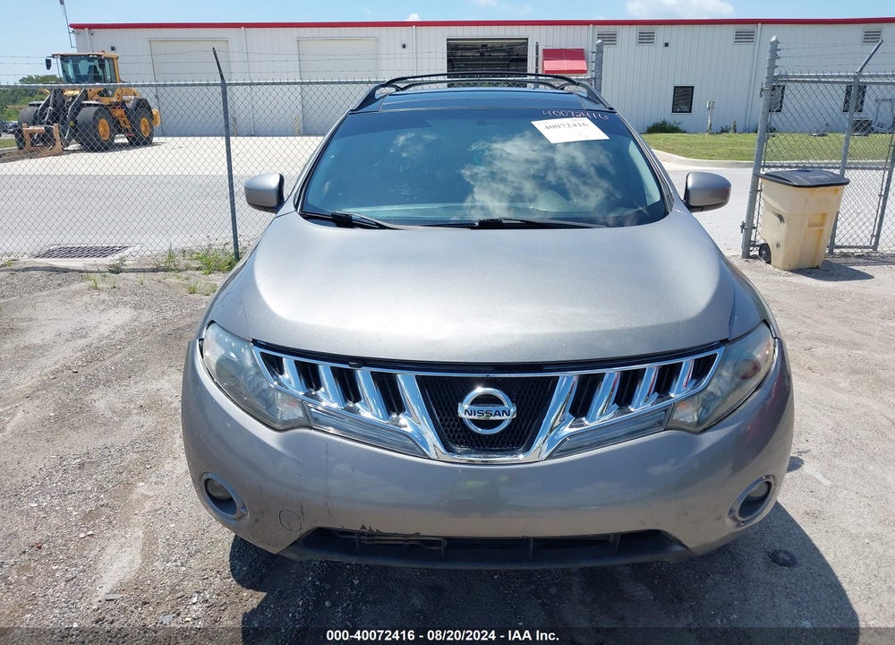 2010 NISSAN MURANO SL VIN: JN8AZ1MUXAW002323