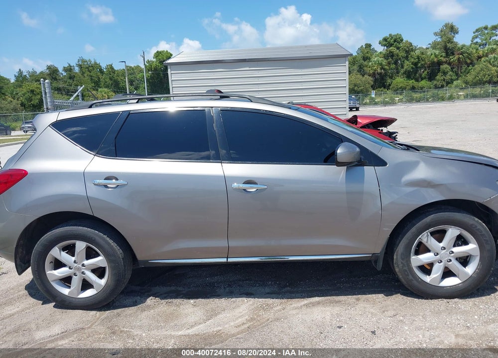2010 NISSAN MURANO SL VIN: JN8AZ1MUXAW002323