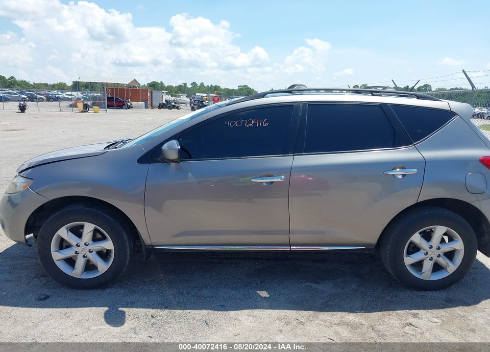2010 NISSAN MURANO SL VIN: JN8AZ1MUXAW002323