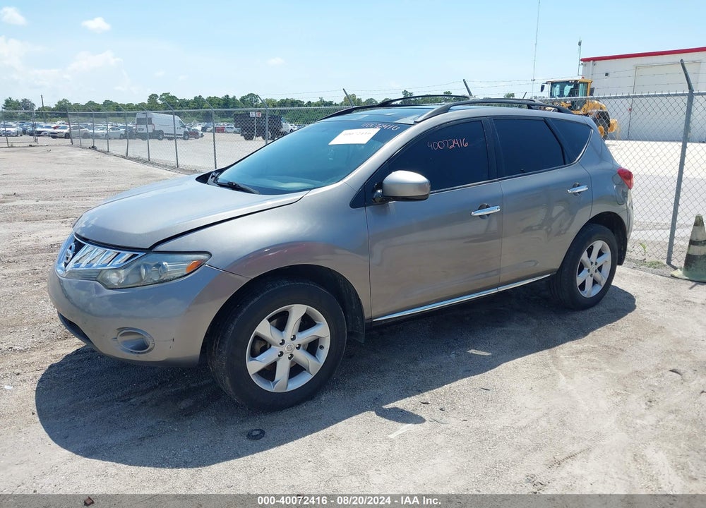 2010 NISSAN MURANO SL VIN: JN8AZ1MUXAW002323