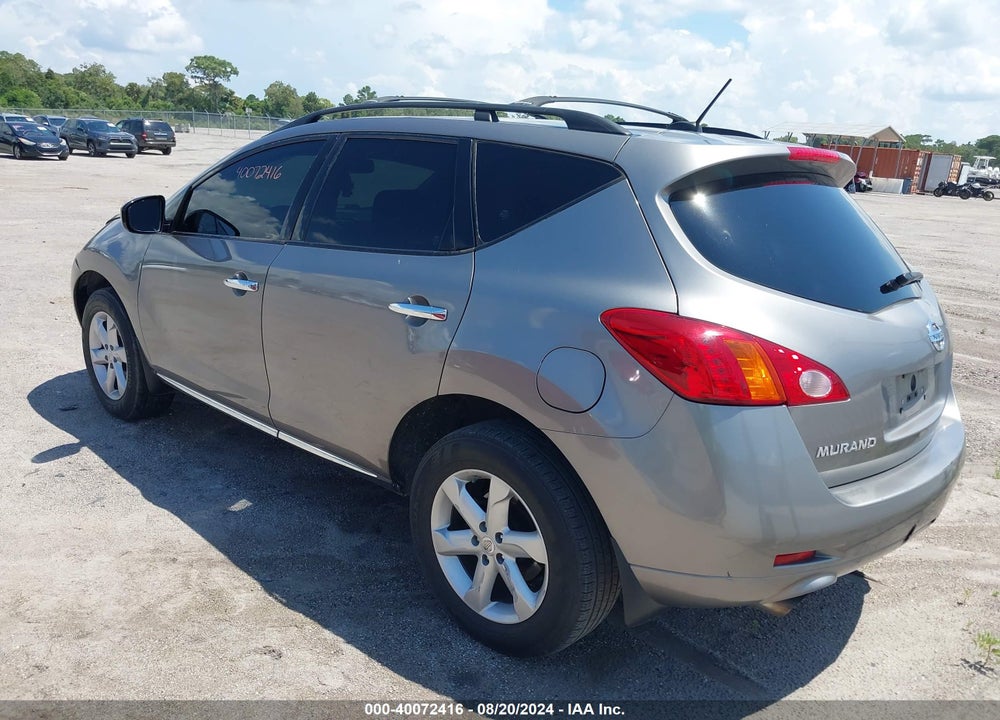 2010 NISSAN MURANO SL VIN: JN8AZ1MUXAW002323