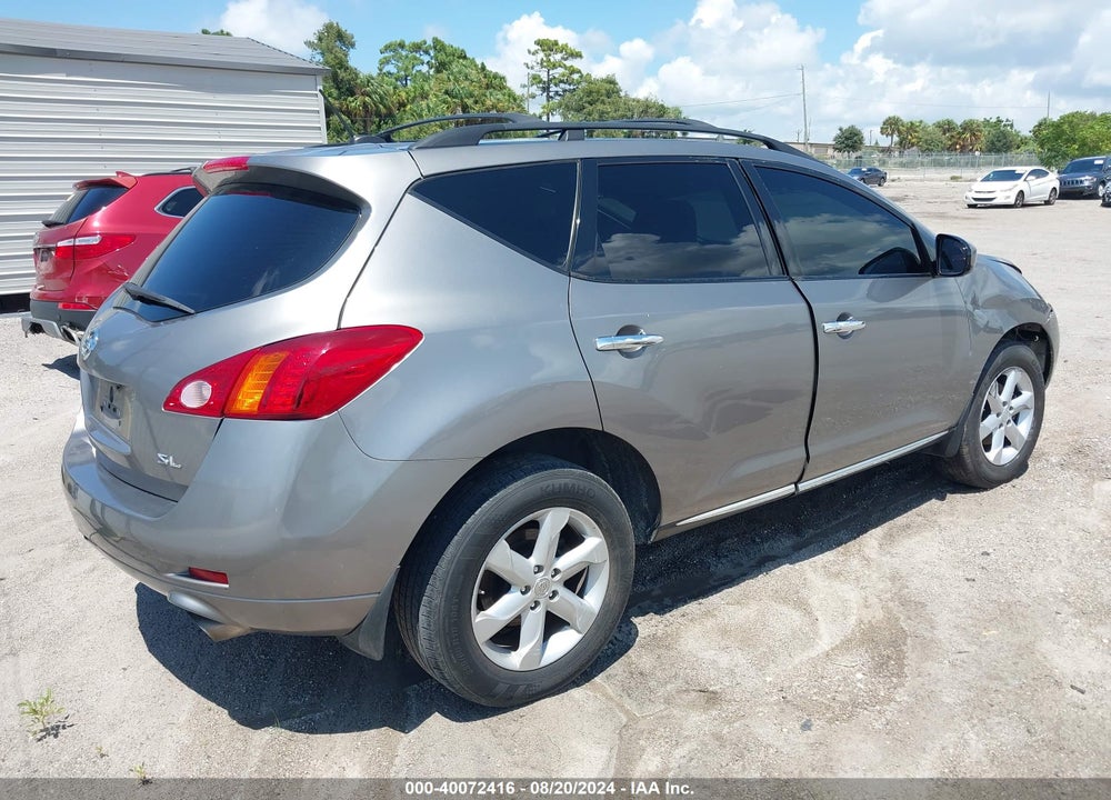 2010 NISSAN MURANO SL VIN: JN8AZ1MUXAW002323