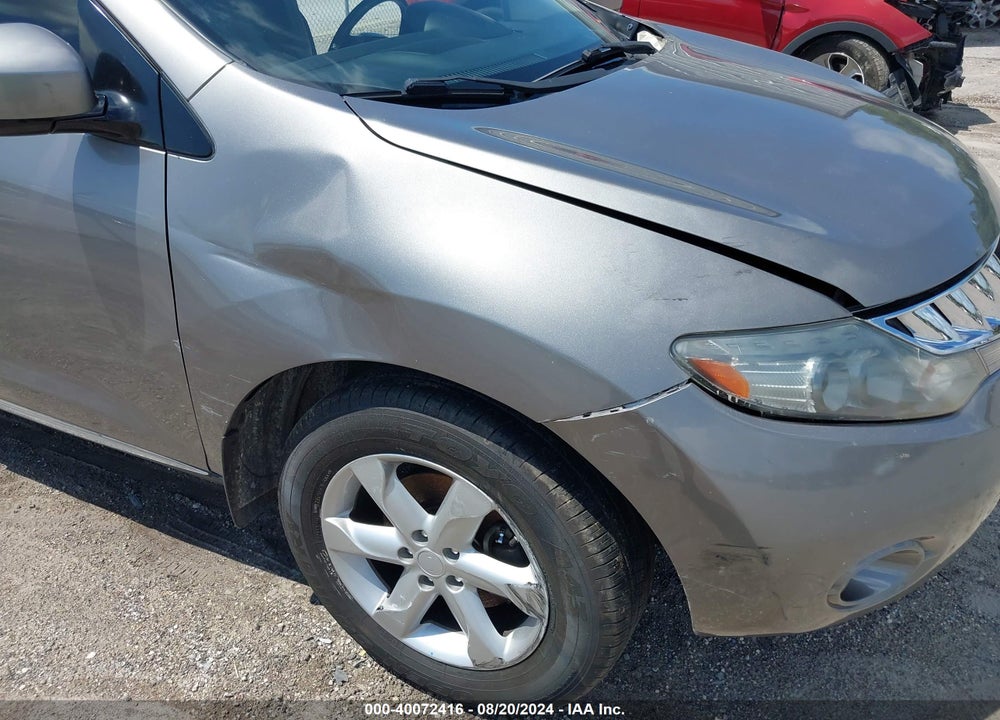 2010 NISSAN MURANO SL VIN: JN8AZ1MUXAW002323