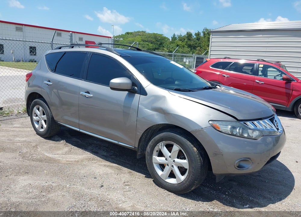 2010 NISSAN MURANO SL VIN: JN8AZ1MUXAW002323