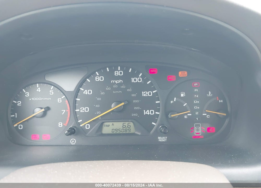 2000 HONDA ACCORD 3.0 EX VIN: 1HGCG1659YA085980